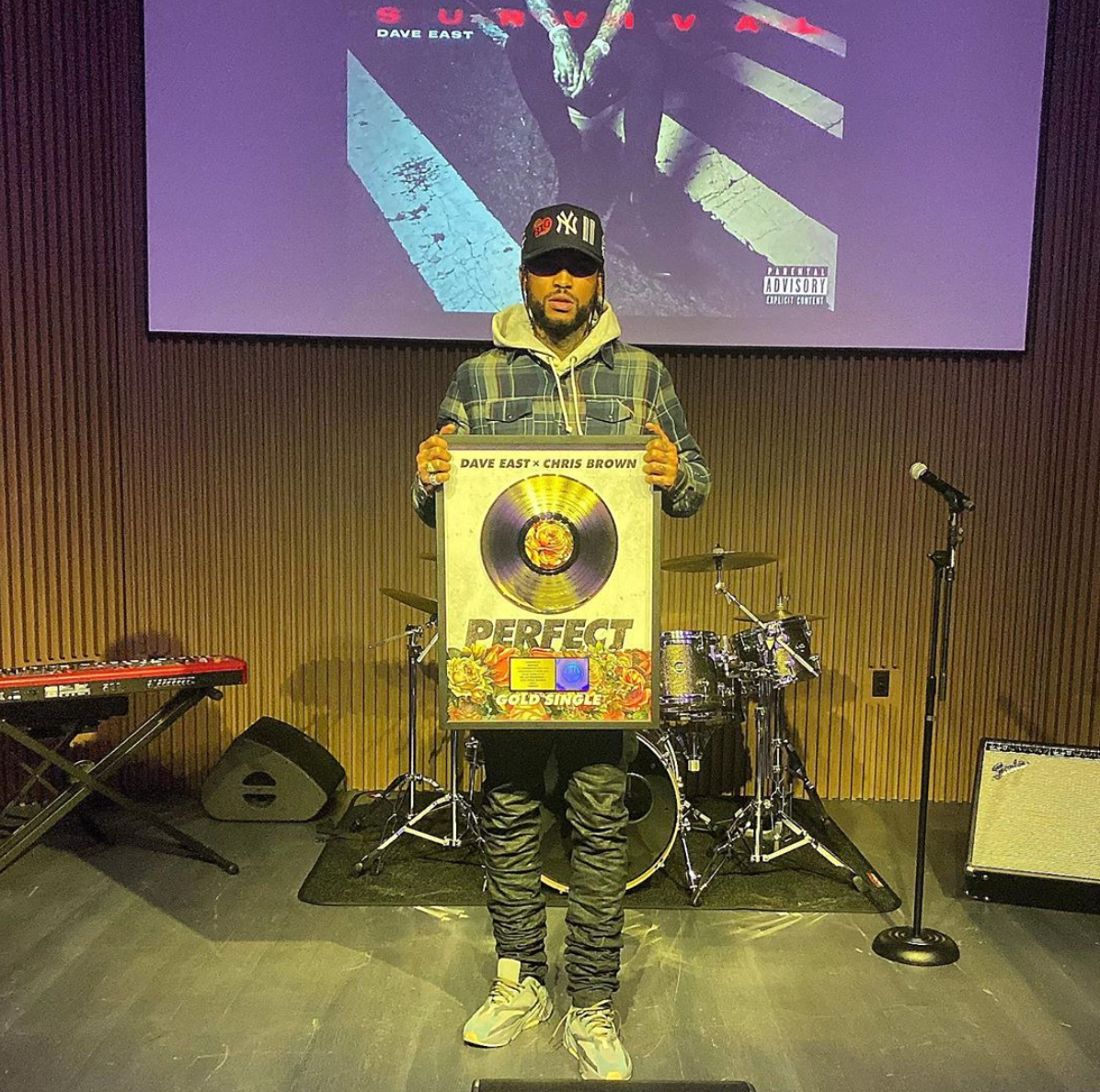DAVE EAST ALBUM “PERFECT” GOES GOLD 🙌🏽 FEATURING @chrisbrownofficial!!!!