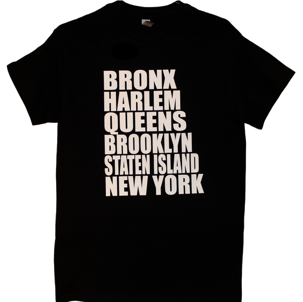 NYC five boroughs t-shirt