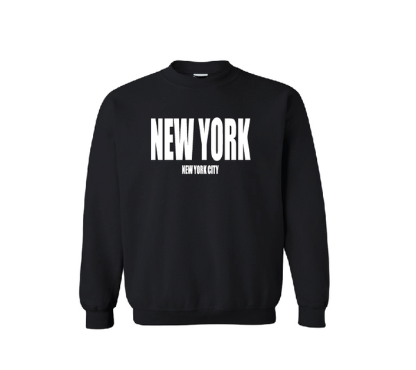 NEW YORK  CREW NECK SWEAT SHIRT I LOVE NEW YORK